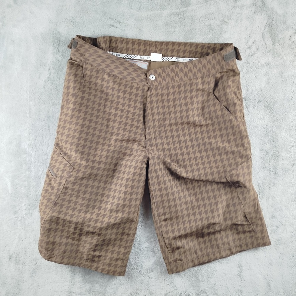 FOX Racing Brown MTB Downhill BMX Shorts Mountain Biking‎ Men's 34 Hiking